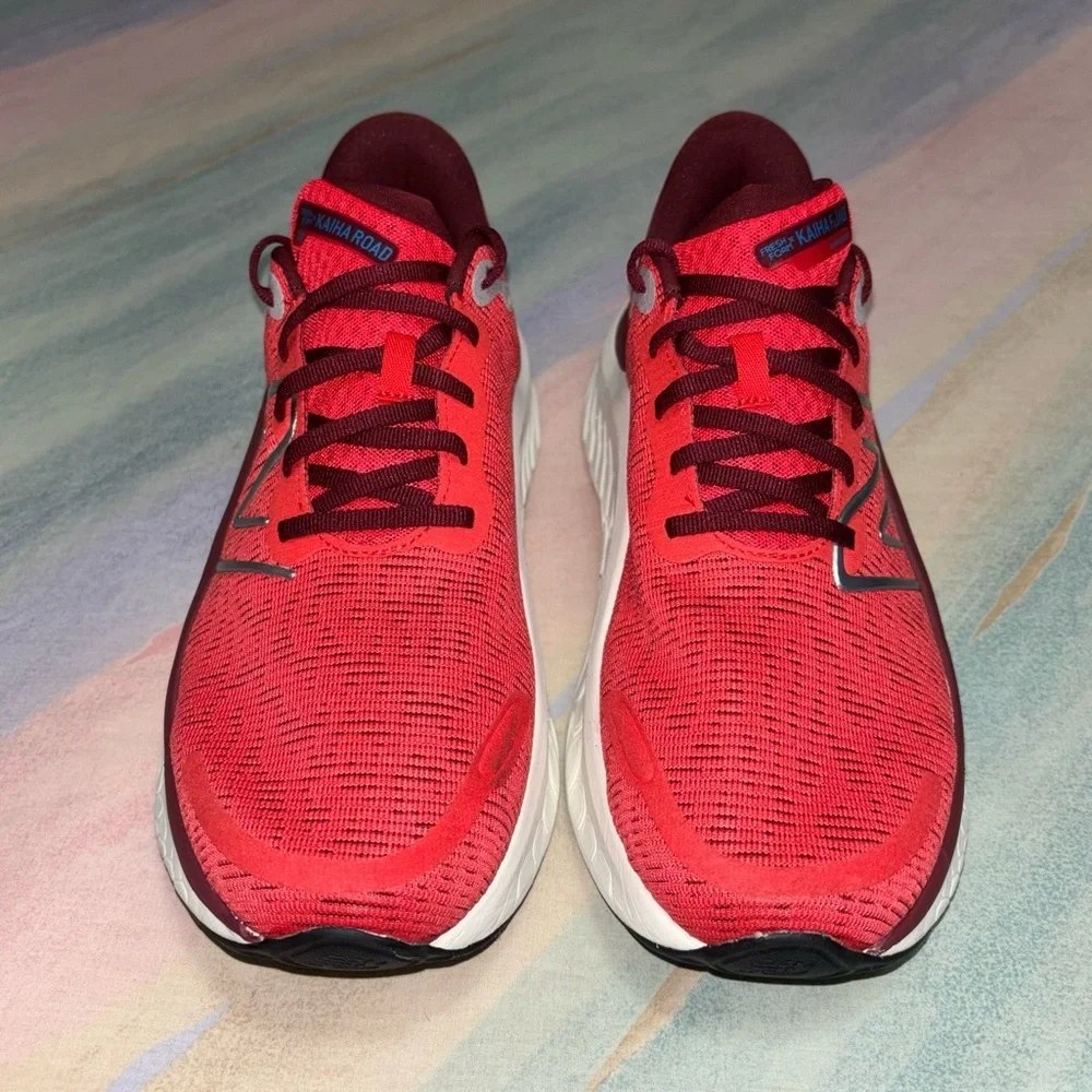 New Balance Shoes Mens size 10 Fresh Foam x Kaiha Road Red White Chunky Road - Picture 5 of 9